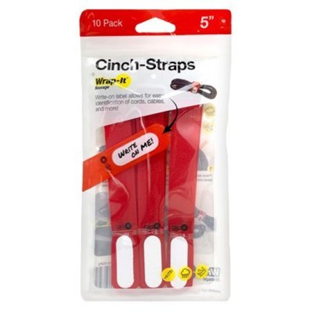 JJAAMM 10PK 5 RED Stor Straps 210-05RE